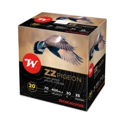 WINCHESTER CARTOUCHES ZZ PIGEON 20/30G> Cartouches De Chasse Calibre 20·Cartouches De Plomb Bourre À Jupe 28G À 38G