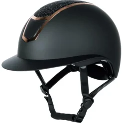 HARRY'S HORSE CASQUE D'EQUITATION MONT BLANC NOIR/ROSE GOLD> Protections De La Tête·Bombes Et Casques D'Équitation