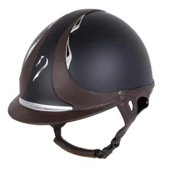 ANTARES CASQUE D'EQUITATION REFERENCE STANDARD NOIR/BRUN><noscript><img width=