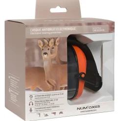 NUM'AXES NATURE CASQUE ELECTRONIQUE CAS1034 ORANGE><noscript><img width=
