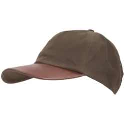 OXFORD BLUE CASQUETTE BASEBALL HUILEE BROWN>Homme Accessoires·Casquettes