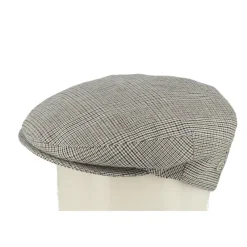 M BY FLECHET CASQUETTE PLATE TISSUS BEIGE>Homme Accessoires·Casquettes