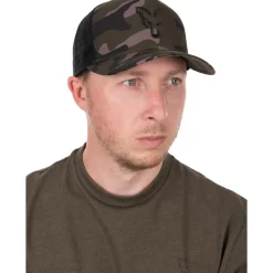 FOX CASQUETTE TRUCKER BLACK CAMO> Vêtements Pêche De La Carpe·Vêtements Fox