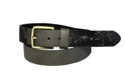 BOYER CEINTURON CROUTE DE CUIR GRAVE>Homme Accessoires·Ceintures