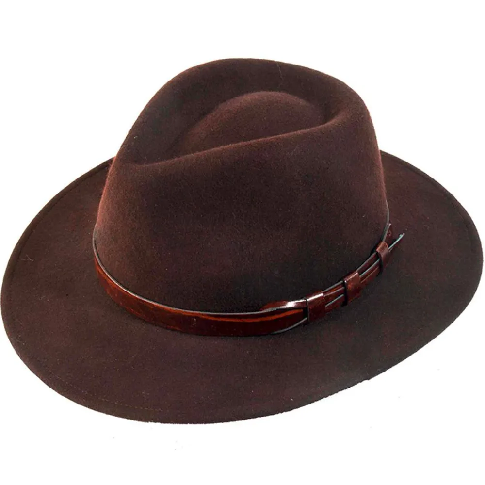 MERLET CHAPEAU FEUTRE IMPER MARRON>Homme Accessoires Habillement De Chasse·Chapeaux