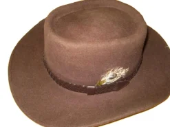 MERLET CHAPEAU MARRON IMPER/CRUSH>Homme Accessoires Habillement De Chasse·Chapeaux