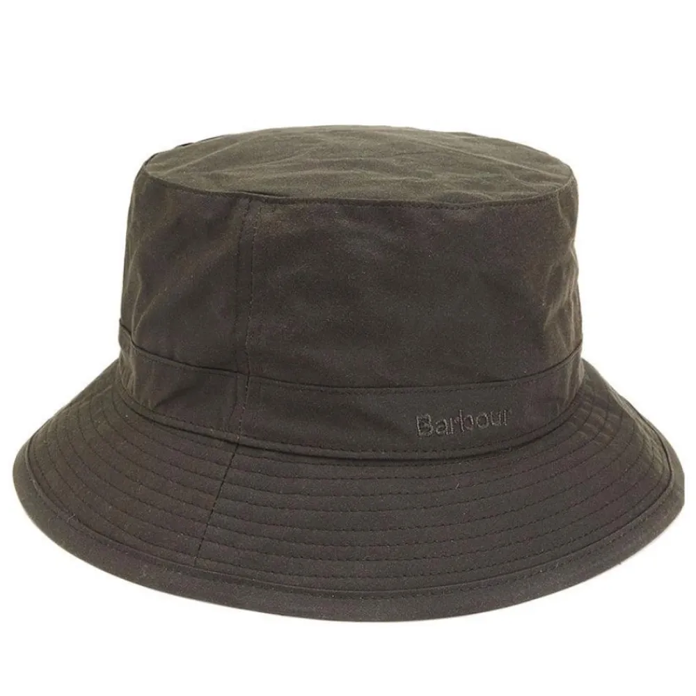 BARBOUR CHAPEAU WAX OLIVE>Homme Vêtements Barbour·Chapeaux Barbour