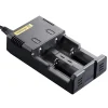 NITECORE CHARGEUR 2 ACCUS AC100-240V 50/60HZ - DC12V> Lampes Torches·Accessoires Pour Lampes Torches|Éclairage·