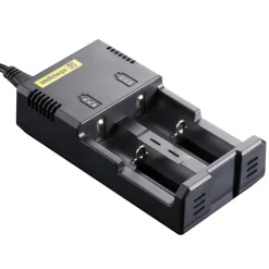 NITECORE CHARGEUR 2 ACCUS AC100-240V 50/60HZ - DC12V> Lampes Torches·Accessoires Pour Lampes Torches|Éclairage·
