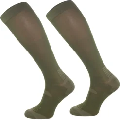 TERZEO CAVALIERS CHAUSSETES RIDER ECO KAKI>Femme Chaussettes D'Équitation·|Chaussettes D'Équitation·