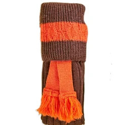 PENNINE CHAUSSETTE BYRON + GARTER PECAN>Homme Chaussettes & Garters Pennine·Chaussettes Pour Knickers Pennine