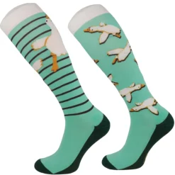 TERZEO CAVALIERS CHAUSSETTES FANTAISIES DESIGN OIES>Femme Chaussettes D'Équitation·|Chaussettes D'Équitation·