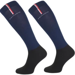 TERZEO CAVALIERS CHAUSSETTES FRANCE RIDER MARINE>Femme Chaussettes D'Équitation·|Chaussettes D'Équitation·