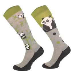 TERZEO CAVALIERS CHAUSSETTES FUN DESIGN PANDA>Femme Chaussettes D'Équitation·|Chaussettes D'Équitation·