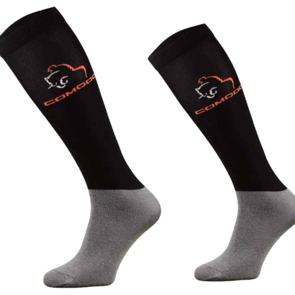 TERZEO CAVALIERS CHAUSSETTES MICROFIBRES NOIRES>Femme Chaussettes D'Équitation·|Chaussettes D'Équitation·