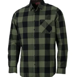 SOMLYS CHEMISE DE CHASSE HOMME SCANDINAVE VERTE>Homme Chemises De Chasse·Chemises