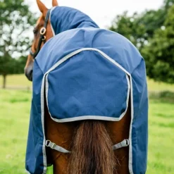 HORSEWARE CHEMISE EXTERIEUR AMIGO RIPSTOP 900D 0GR MARINE><noscript><img width=