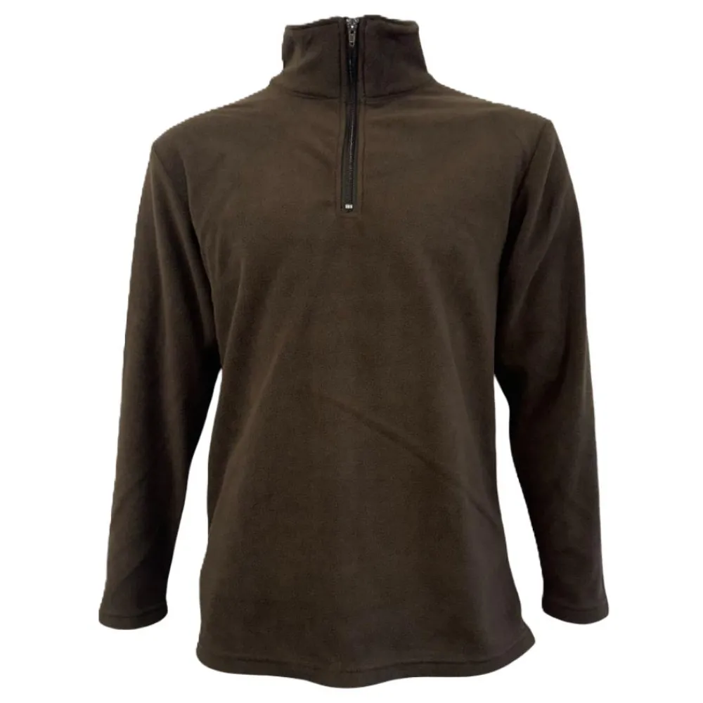 TERZEO PASSIONNÉS DE NATURE CHEMISE F1 MICRO POLAIRE MARRON>Homme Vêtements Militaires·Chemises Militaires