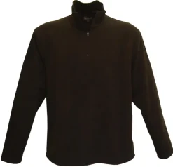KALAHARI CHEMISE F1 ZIP MICRO POLAIRE MARRON>Homme Vêtements Militaires·Chemises Militaires