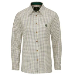 OXFORD BLUE CHEMISE FEMME TATTERSALL GREEN>Femme Pulls Et Chemises·Chemises Femme