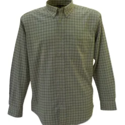 KALAHARI CHEMISE FLANELLE ELFAN VERT>Homme Chemises Et Chemisettes·Chemises Chaudes