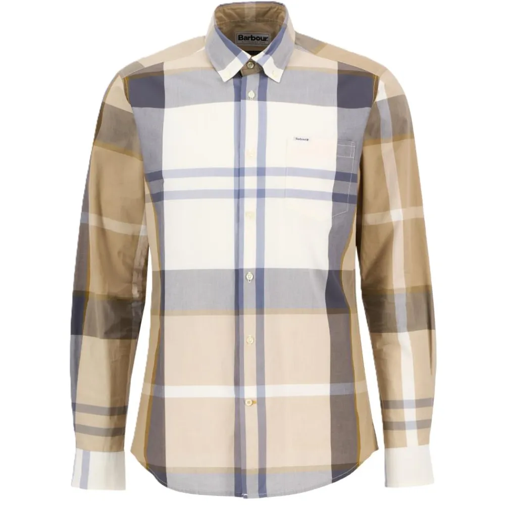BARBOUR CHEMISE HARRIS AMBLE SAND TARTAN>Homme Vêtements Barbour·Chemises Barbour
