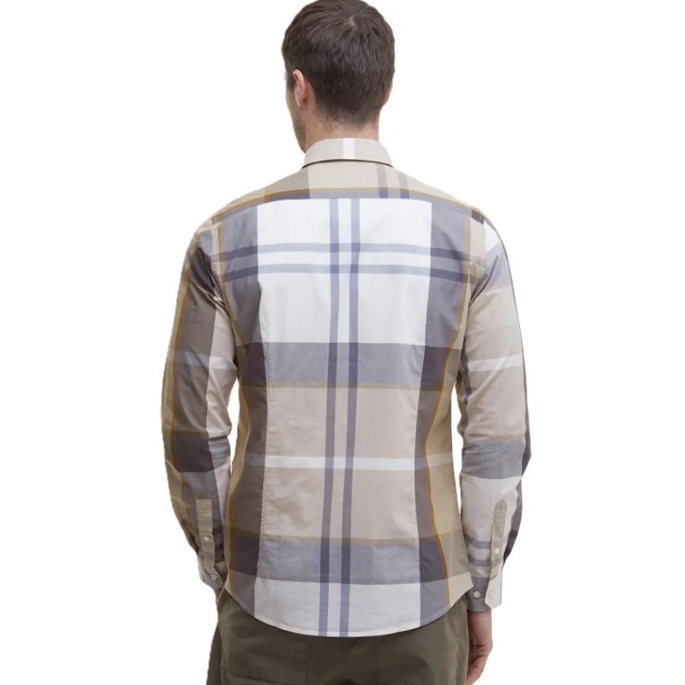 BARBOUR CHEMISE HARRIS AMBLE SAND TARTAN>Homme Vêtements Barbour·Chemises Barbour