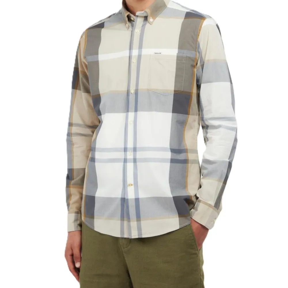 BARBOUR CHEMISE HARRIS AMBLE SAND TARTAN>Homme Vêtements Barbour·Chemises Barbour