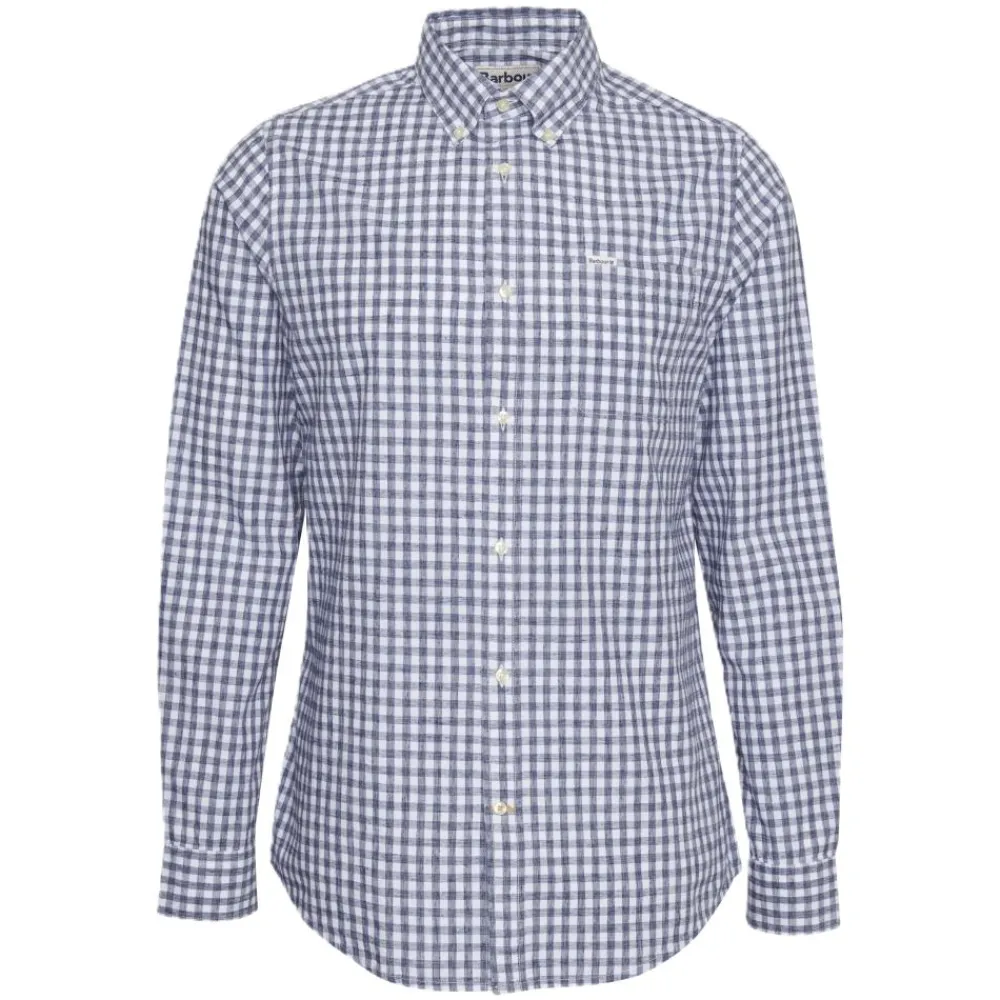 BARBOUR CHEMISE KANEHILL NAVY>Homme Vêtements Barbour·Chemises Barbour