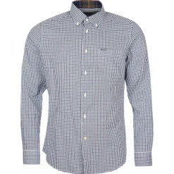BARBOUR CHEMISE PADSHAW BLUE>Homme Vêtements Barbour·Chemises Barbour
