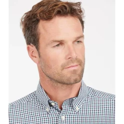 BARBOUR CHEMISE PADSHAW BLUE><noscript><img width=