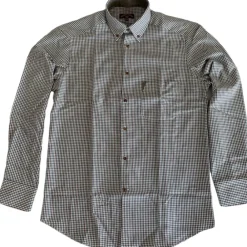GIANI VALLI CHEMISE PETIT CARREAUX VERT FONCE>Homme Chemises De Chasse·Chemises