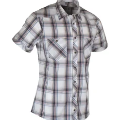 LMA CHEMISETTE DUNE BLANC BLEU>Homme Chemises Et Chemisettes·Chemisettes