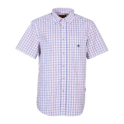 IDAHO CHEMISETTE ROAD BLEU ROUGE>Homme Chemises Et Chemisettes·Chemisettes