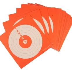 COURT CIBLES 10X10 ROUGE X100> Ciblerie·Cibles En Carton Tir De Loisir