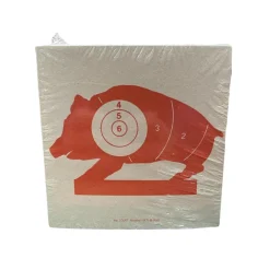 COURT CIBLES 10X10 SANGLIER ROUGE X100> Ciblerie·Cibles En Carton Tir De Loisir