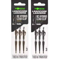 KORDA CLIPS PLOMB QC HYBRID LEAD CLIPS 50CM> Accessoires De Montage Carpe·Accessoires De Montage Korda