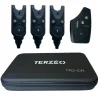 TERZEO PÊCHEURS COFFRET 3 DETECTEURS + CENTRALE TRZ-DR> Détecteurs De Touche Carpe·Coffrets De Détecteurs