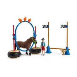 SCHLEICH COFFRET COURSE DAGILITY POUR PONEY>Enfant Jeux Et Jouets·Jeux Et Jouets Équitation