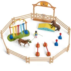 SCHLEICH COFFRET ENTRAINEMENT DAGILITY POUR PONEY><noscript><img width=