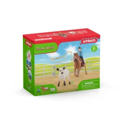 SCHLEICH COFFRET EQUIPE DE COWBOY ET LEURS LASSOS><noscript><img width=