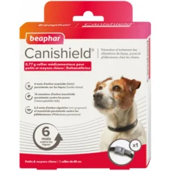 BEAPHAR COLLIER CANISHIELD PT/MOYEN CHIEN> Antiparasitaires·Colliers Antiparasitaires Insecticides|Antiparasitaires·Colliers Anti-Puces - Anti-Tiques