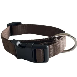 TERZEO VOS ANIMAUX COLLIER NYLON MARRON> Colliers, Laisses Et Harnais·Colliers Nylon|Colliers, Laisses Et Harnais·Colliers Nylon