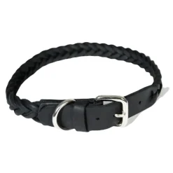 COLLIER TRESSE 40CM NOIR> Colliers, Laisses Et Harnais·Colliers Cuir|Colliers, Laisses Et Harnais·Colliers Cuir