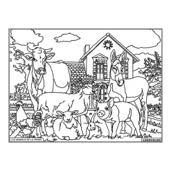 LUDOCOLOR COLORIAGE ANIMAUX DE LA FERME>Enfant Papeterie Pour Enfants·Activités Créatives Enfant