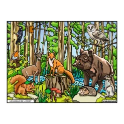 LUDOCOLOR COLORIAGE LES ANIMAUX DE LA FORET>Enfant Papeterie Pour Enfants·Activités Créatives Enfant