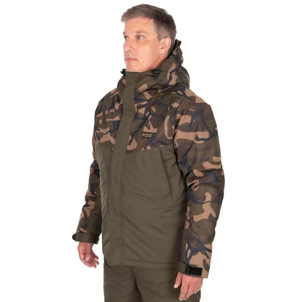 FOX COMBINAISON CHAUDE KAKI/CAMO> Vêtements Pêche De La Carpe·Vêtements Fox