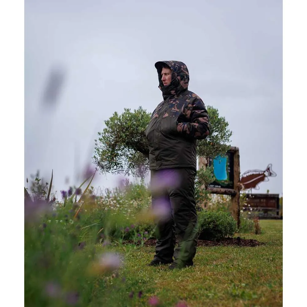 FOX COMBINAISON CHAUDE KAKI/CAMO> Vêtements Pêche De La Carpe·Vêtements Fox
