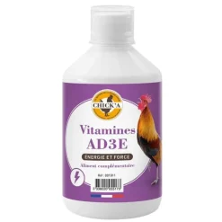 CHICK'A COMPLEMENT AD3E 500 ML> Élevage Poules Et Volailles·Compléments Alimentaires