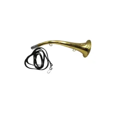 TERZEO CHASSEURS CORNE PAVILLON SANGLIER 30CM + SAUTOIR> Trompes D'Appel·Cornes Et Trompes De Chasse